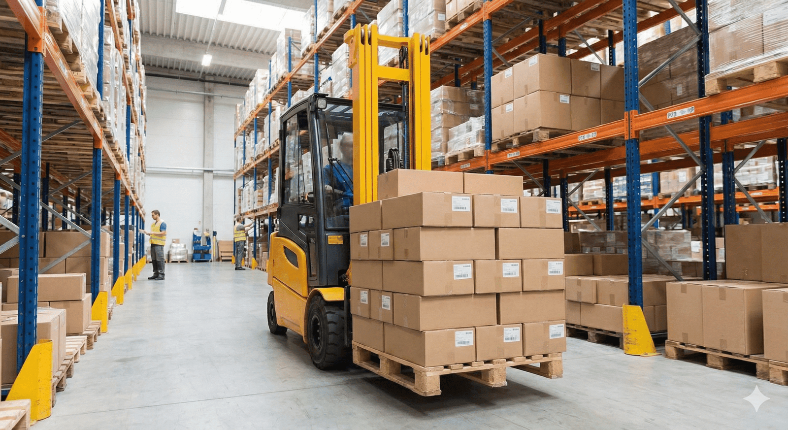 Logistics Warehouse Background